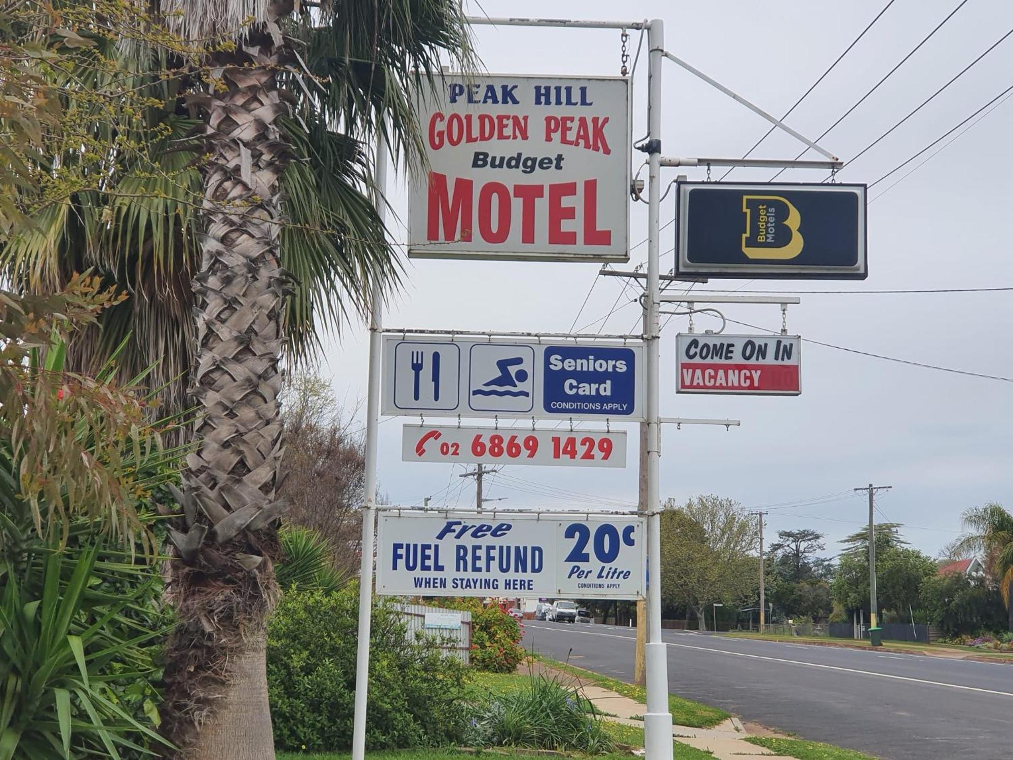 Golden Peak Motel Peakhill Peak Hill Exterior photo